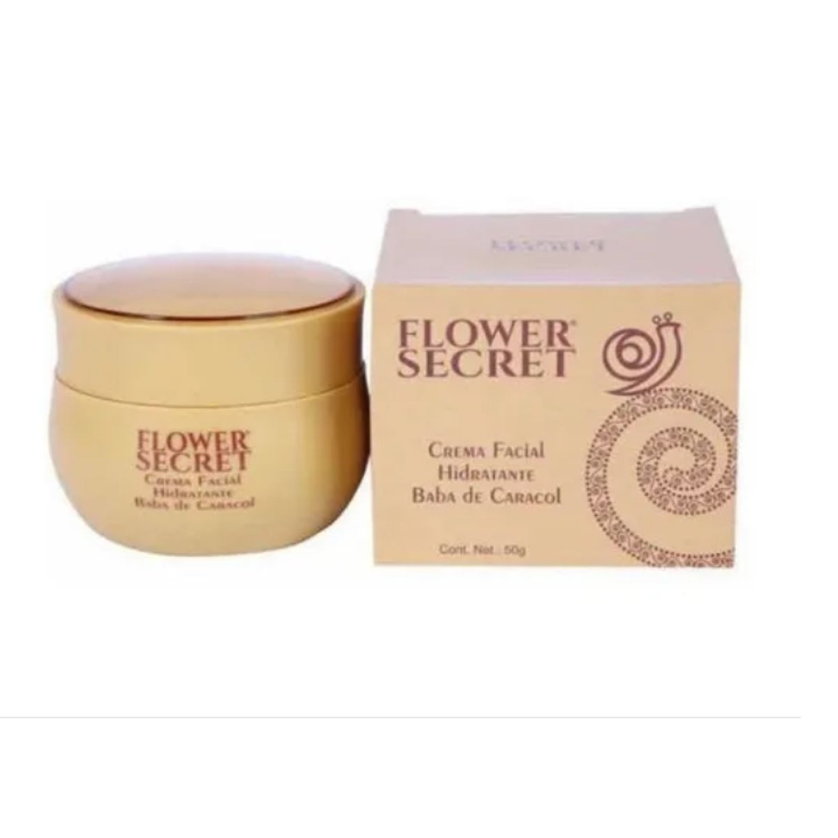 GENERICO - Pack 3 Crema Facial Hidratante Baba De Caracol Flower Secret