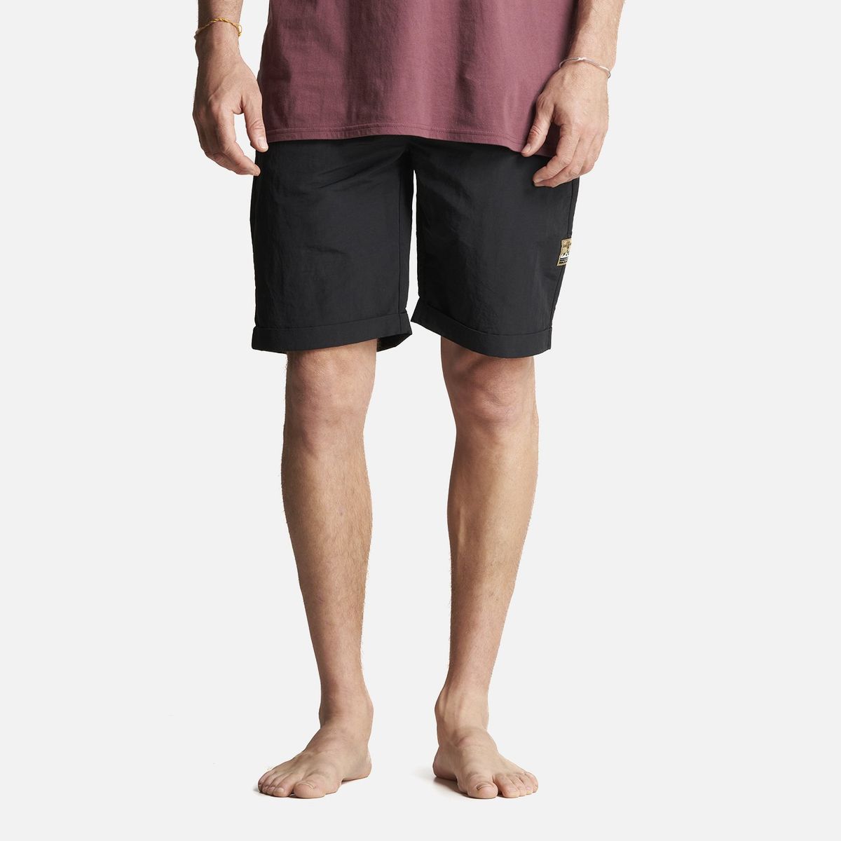 HAKA HONU - Short Hombre Triangulo de las Bermudas Negro Haka Honu