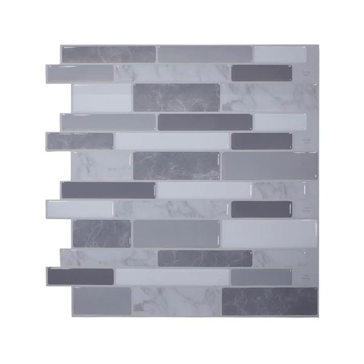 DEKOFIX - Mosaiko Autoadhesivo Lineal Gris 1,2 mm