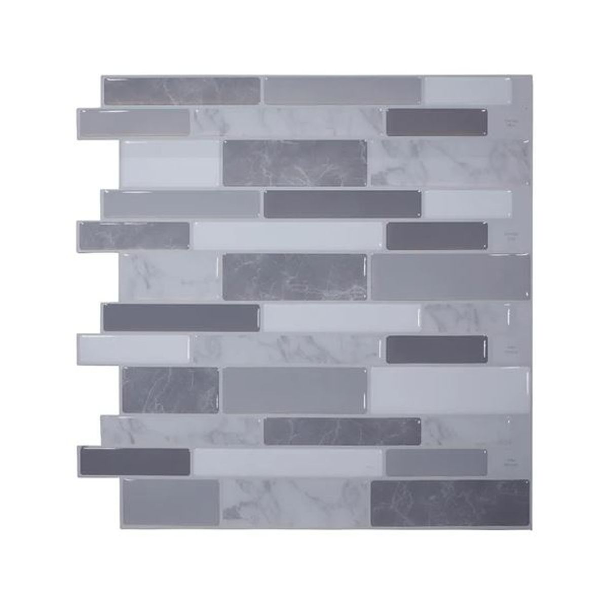 DEKOFIX - Mosaiko Autoadhesivo Lineal Gris 1,2 mm