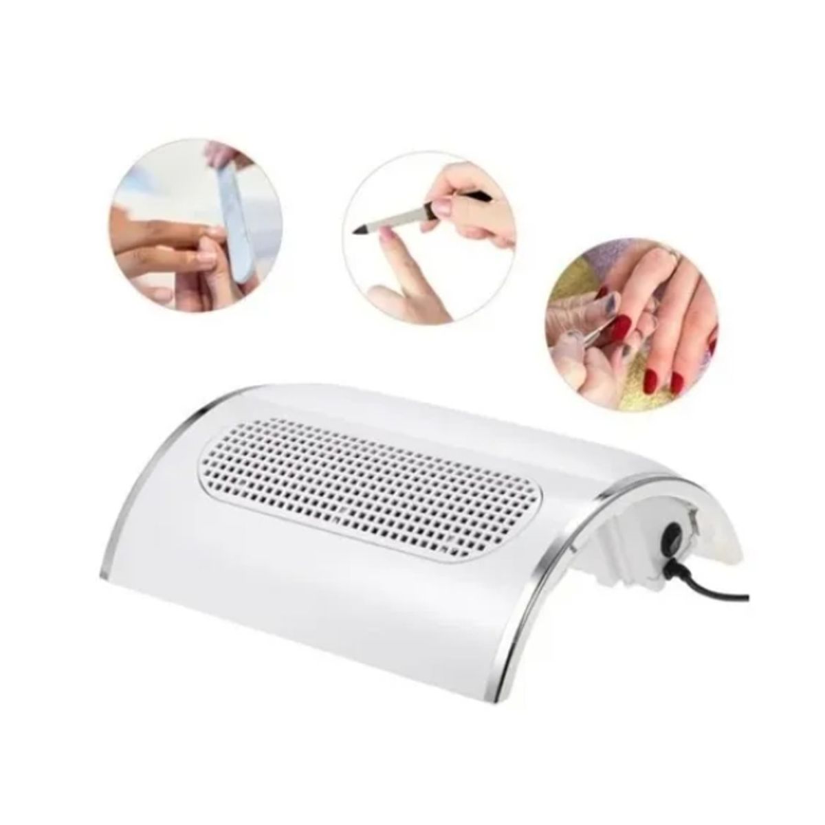 GENERICO - Aspiradora Extractor Polvo Uñas Gel Acrílicas Manicure 858-5