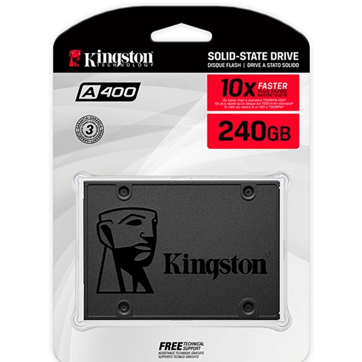 KINGSTON - Disco solido ssd kingston 240GB a400 SATA