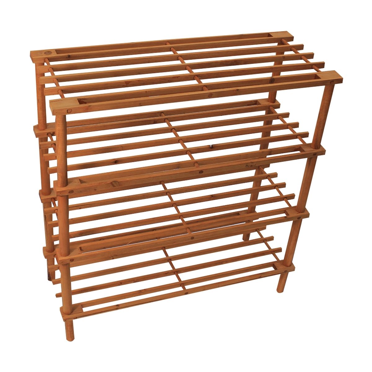 NEWTREE - Zapatero de Madera 4 Pisos