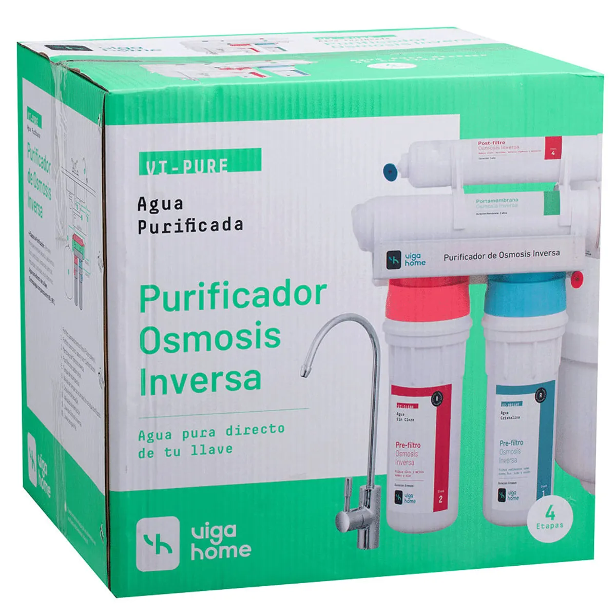 VIGAHOME - Purificador de agua por Osmosis Inversa Vigahome