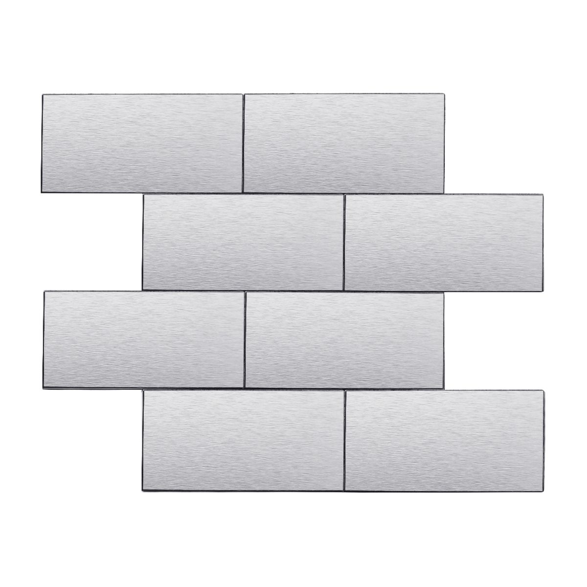 DEKOFIX - Mosaiko Autoadhesivo Brick Metal 4,0 mm