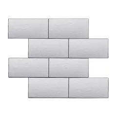 DEKOFIX - Mosaiko Autoadhesivo Brick Metal 4,0 mm