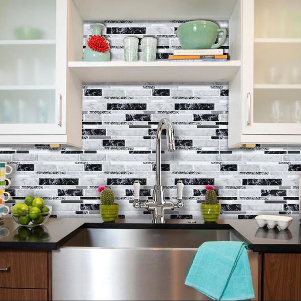 DEKOFIX - Mosaiko Autoadhesivo Travertino Onix 1,2 mm