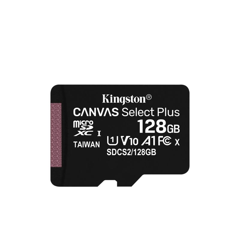 KINGSTON - Kingston Canvas Select Plus con adaptador microSDXC 128 GB
