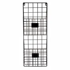 OWI - Revistero Metal Doble Negro