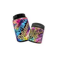 ITALO GROTTINI - PROTEINA WHEY CHIRIMOYA 2.3 LB PACK CREATINA MONOHIDRATO 300GR 60 SV