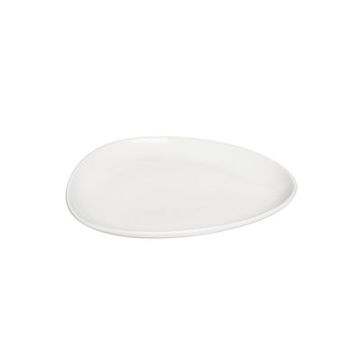 Imagen 2 del producto SET DE 6 PLATOS TIPO GOTA BAJOS DE PORCELANA BLANCOS 19CM STAR DESIGN