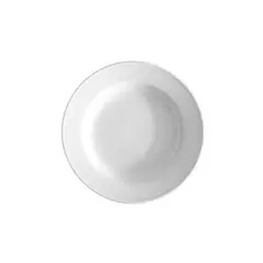STAR FINE PORCELAIN - SET DE 12 PLATOS HONDO DE PORCELANA BLANCOS 23CM STAR TH