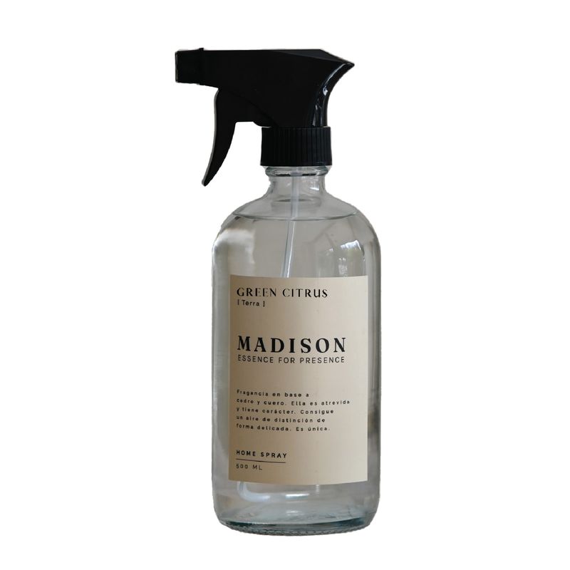 MADISON - Home Spray 500 Ml Green Citrus Transparente Madison