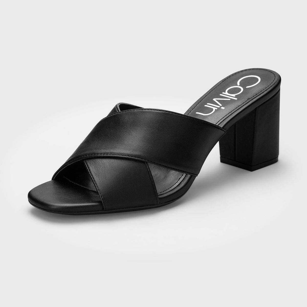 CALVIN KLEIN - Sandalia Carsi Nappa Vip Negro Calvin Klein