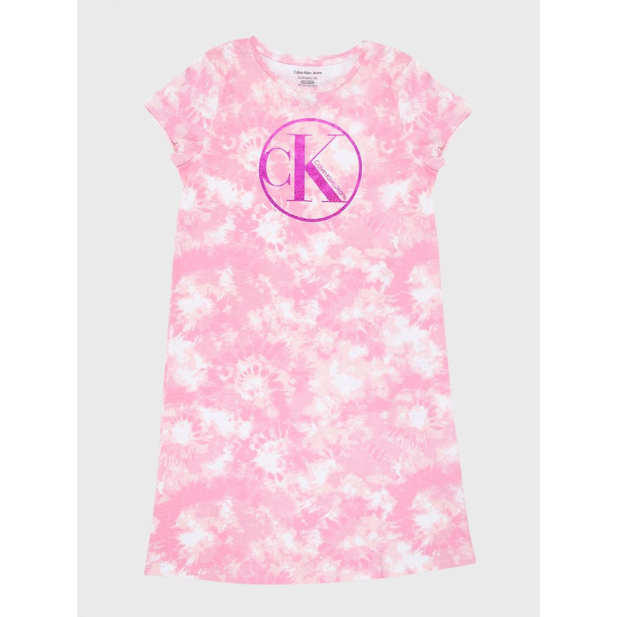 CALVIN KLEIN - Vestido Niña Tie Dye Rosa Calvin Klein
