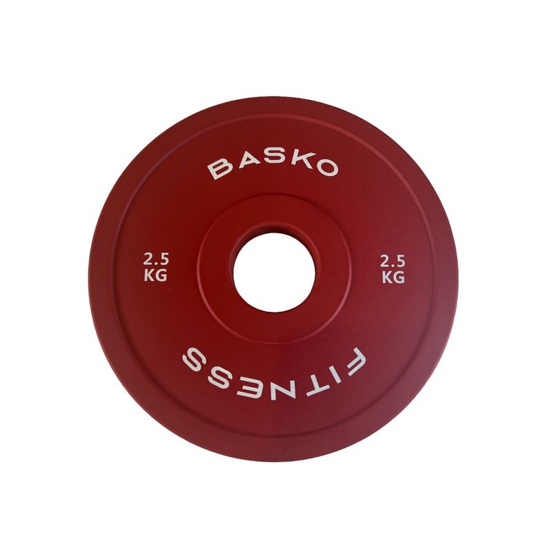 BASKO FITNESS - Discos Olimpicos 2.5 Kg Par Fraccionados