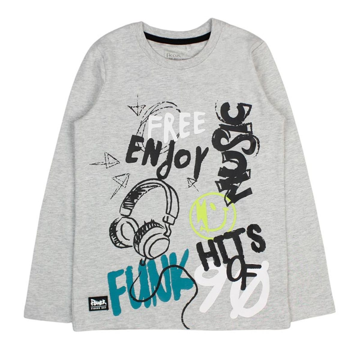 FICCUS - Polera kids niño estampada power 237