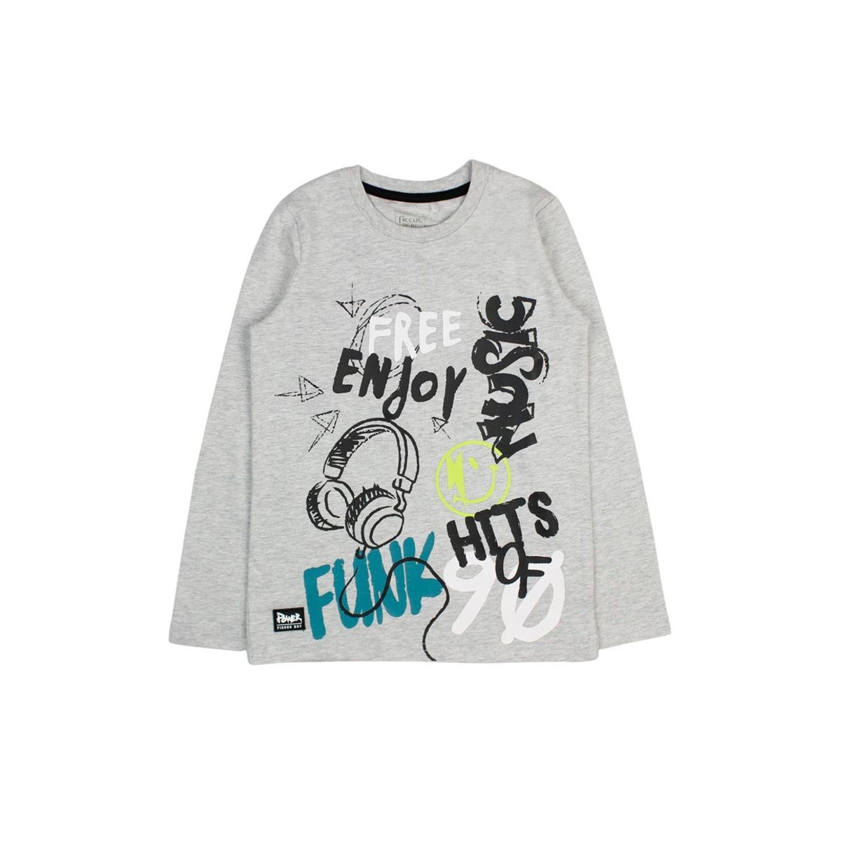 FICCUS - Polera kids niño estampada power 237