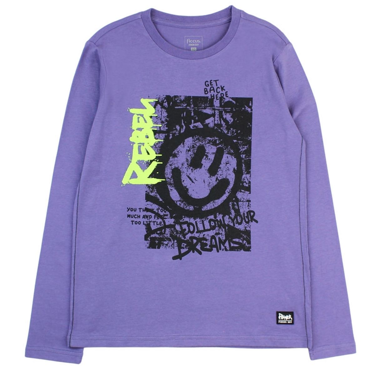 FICCUS - Polera jr niño costuras power 335