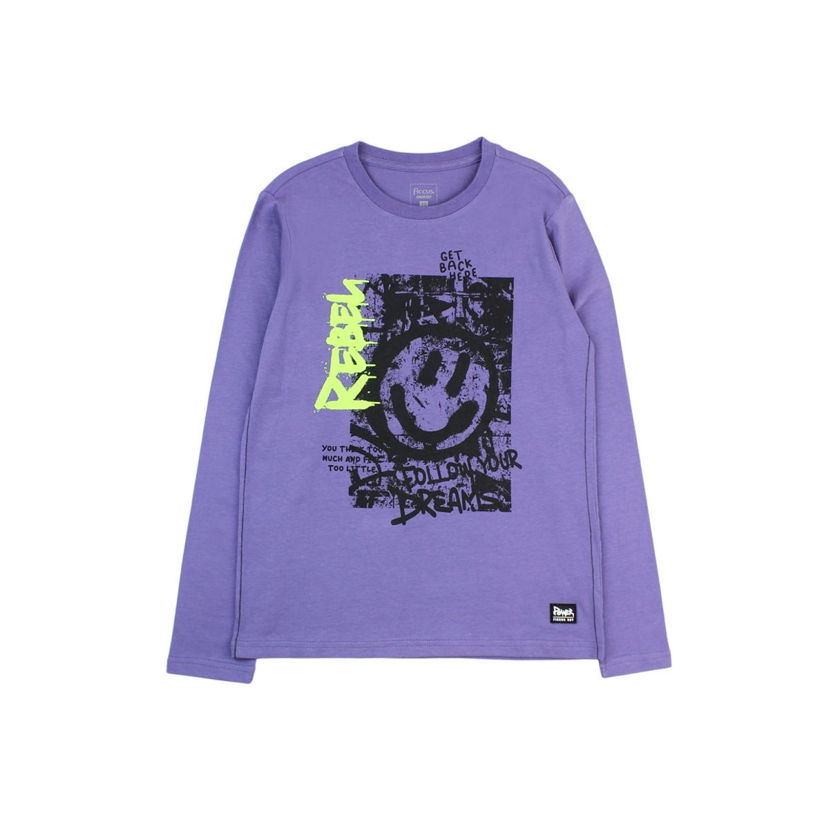 FICCUS - Polera jr niño costuras power 335