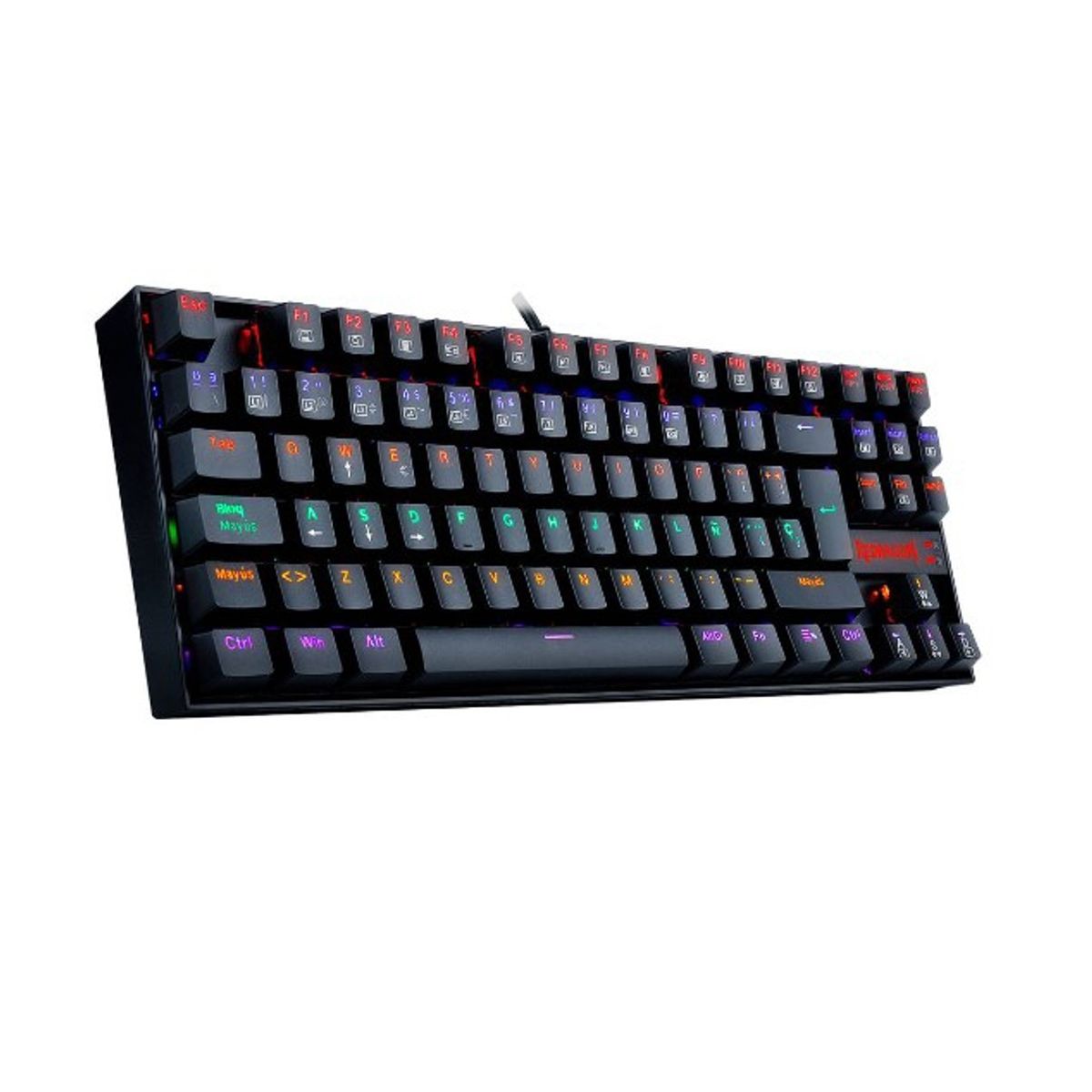 REDRAGON - Teclado Mecánico Gamer Redragon Kumara K552 Switch Outemu Red Negro