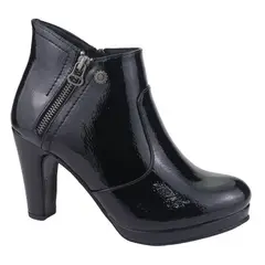 CHALADA - Botin Mujer Negro Casual Bambina-13