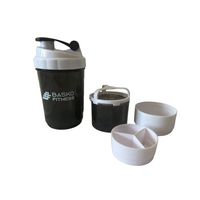 Shaker Mezclador Botella Deportiva Blanco