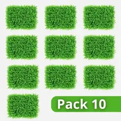 GENERICO - Pack 10 Palmeta Espiral Trebol Sintético Enredaderas Planta Artificial Decoracion