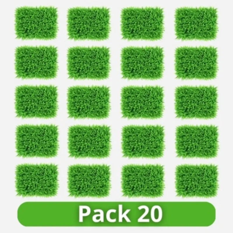 GENERICO - Pack 20 Palmeta Espiral Sintético Enredaderas Cerca Mallas Muro Valla Planta Artificial