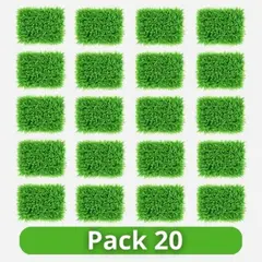 GENERICO - Pack 20 Palmeta Espiral Sintético Enredaderas Cerca Mallas Muro Valla Planta Artificial