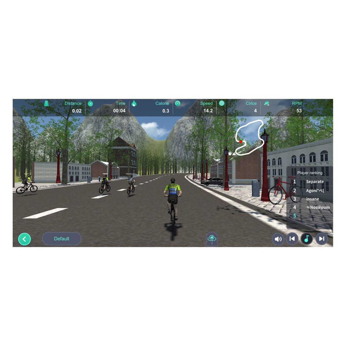 BASKO FITNESS - Bicicleta Spinning APP  Bolso Deportivo