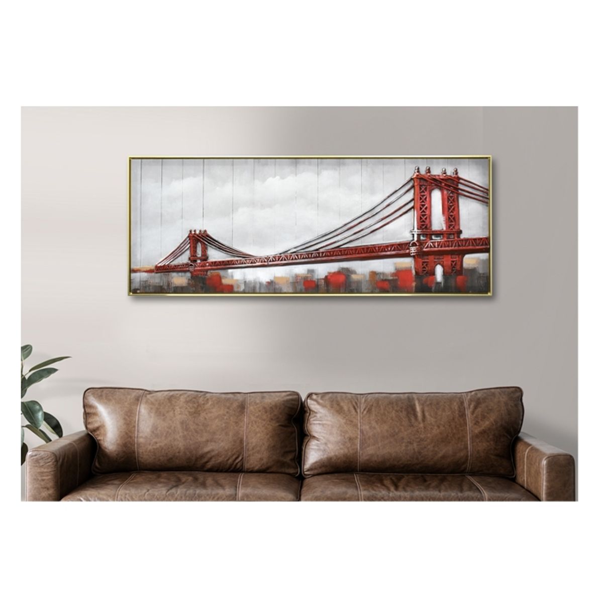 MSA MUEBLES SANTA ANA - CUADRO MI VIEJO GOLDEN GATES (150 x 4 x 57cm)