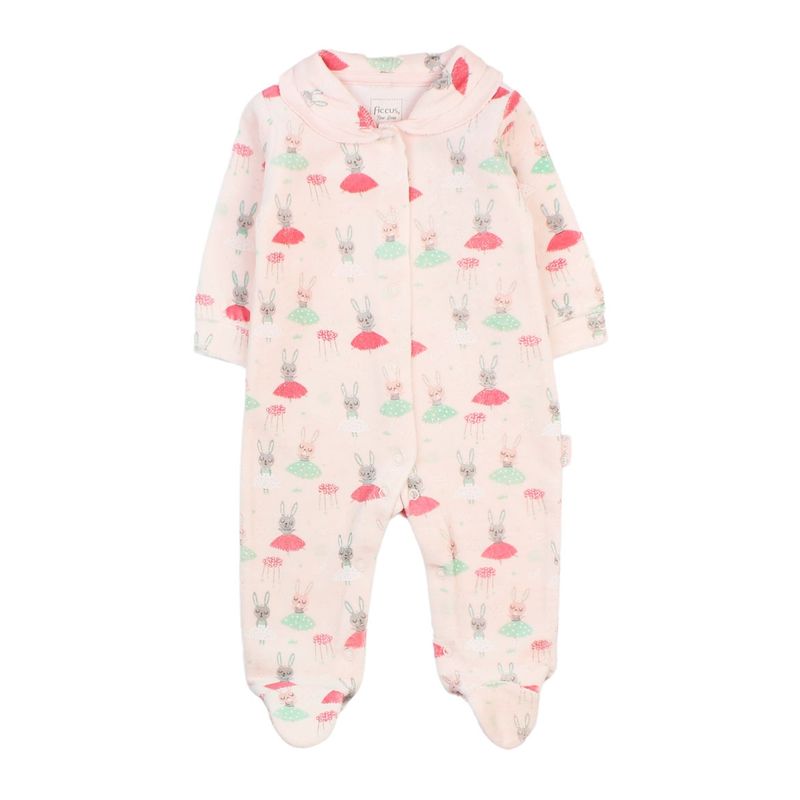 FICCUS - Osito newborn niña plush estampado ballerinas 127