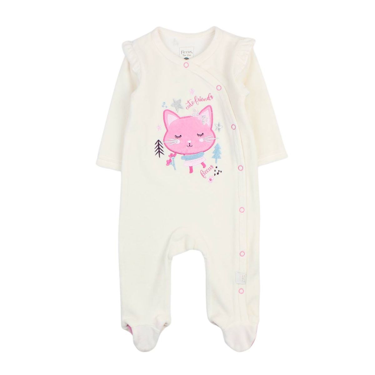 FICCUS - Osito newborn niña plush vuelos cute friends 128