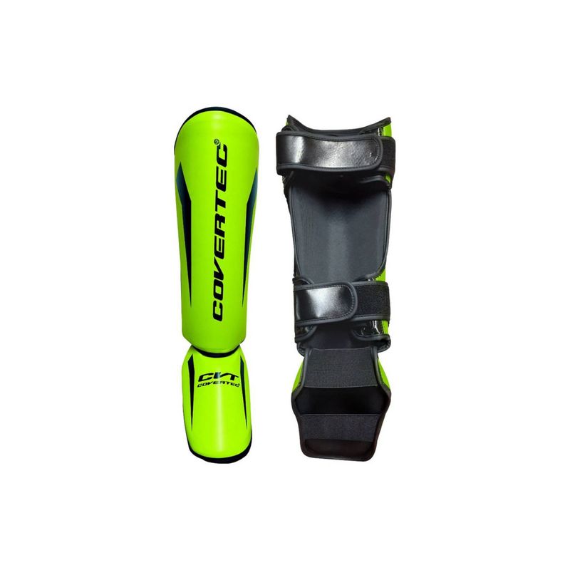 COVERTEC - Canillera combate con empeine rígida Fluor T-M