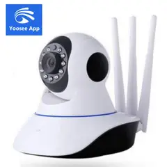 GENERICO - Camara Inalambrica IP Wifi 3 Antenas Full HD APP Yoosee