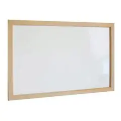 GENERICO - Pizarra Acrílica Blanca 50x70 Cm Con Marco De Madera