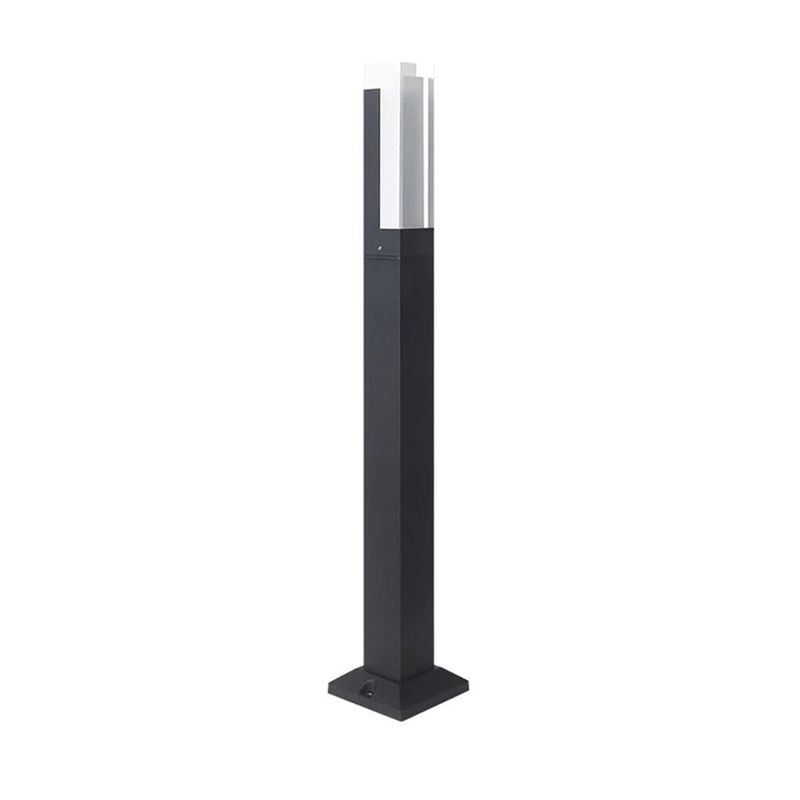HB LEDS - Apliqué Piso LED Bollard 60cm Gris 7W Cálido