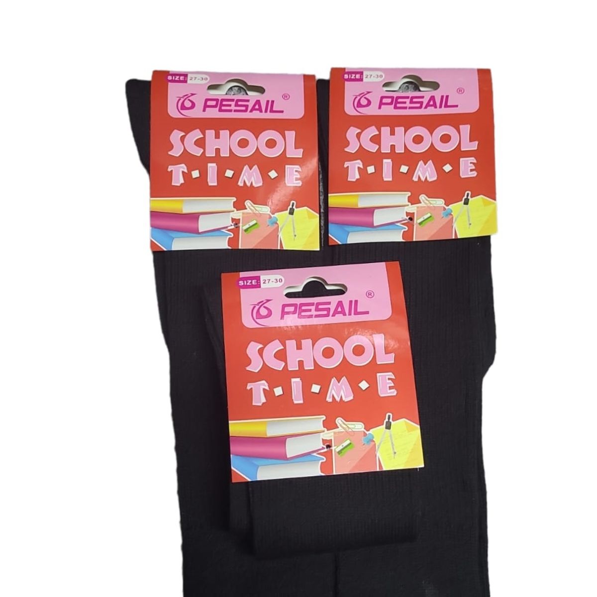 GARSIL - 6 Pares De Calcetines De Colegio Sin Costuras - Escolar Unisex Algodon