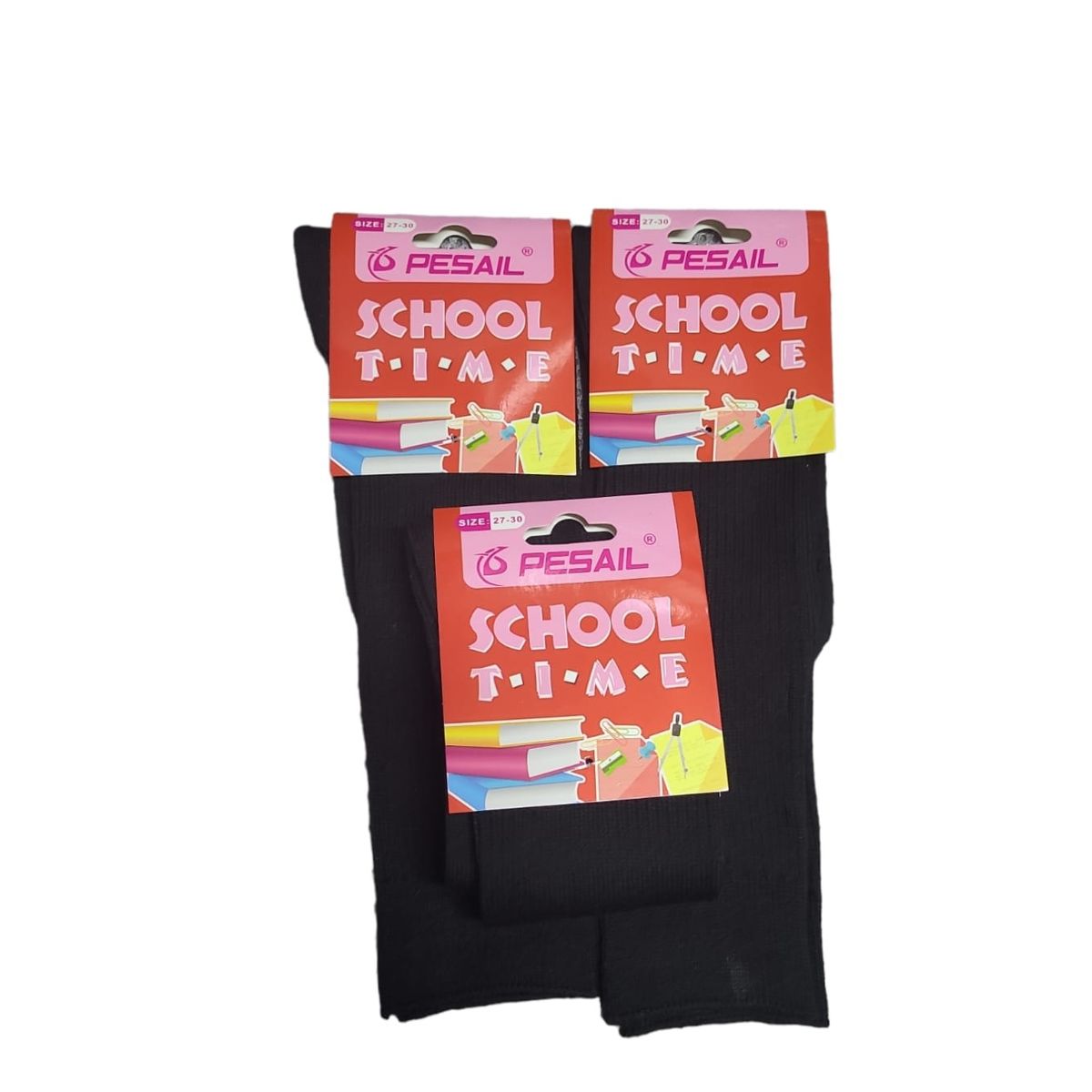 GARSIL - 6 Pares De Calcetines De Colegio Sin Costuras - Escolar Unisex Algodon