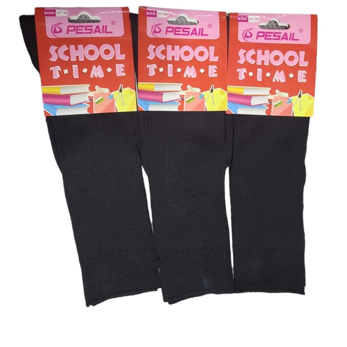 GARSIL - 6 Pares De Calcetines De Colegio Sin Costuras - Escolar Unisex Algodon