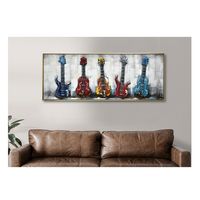 CUADRO MI COLECCIÓN DE GUITARRAS (150 x 4 x 57 cm)