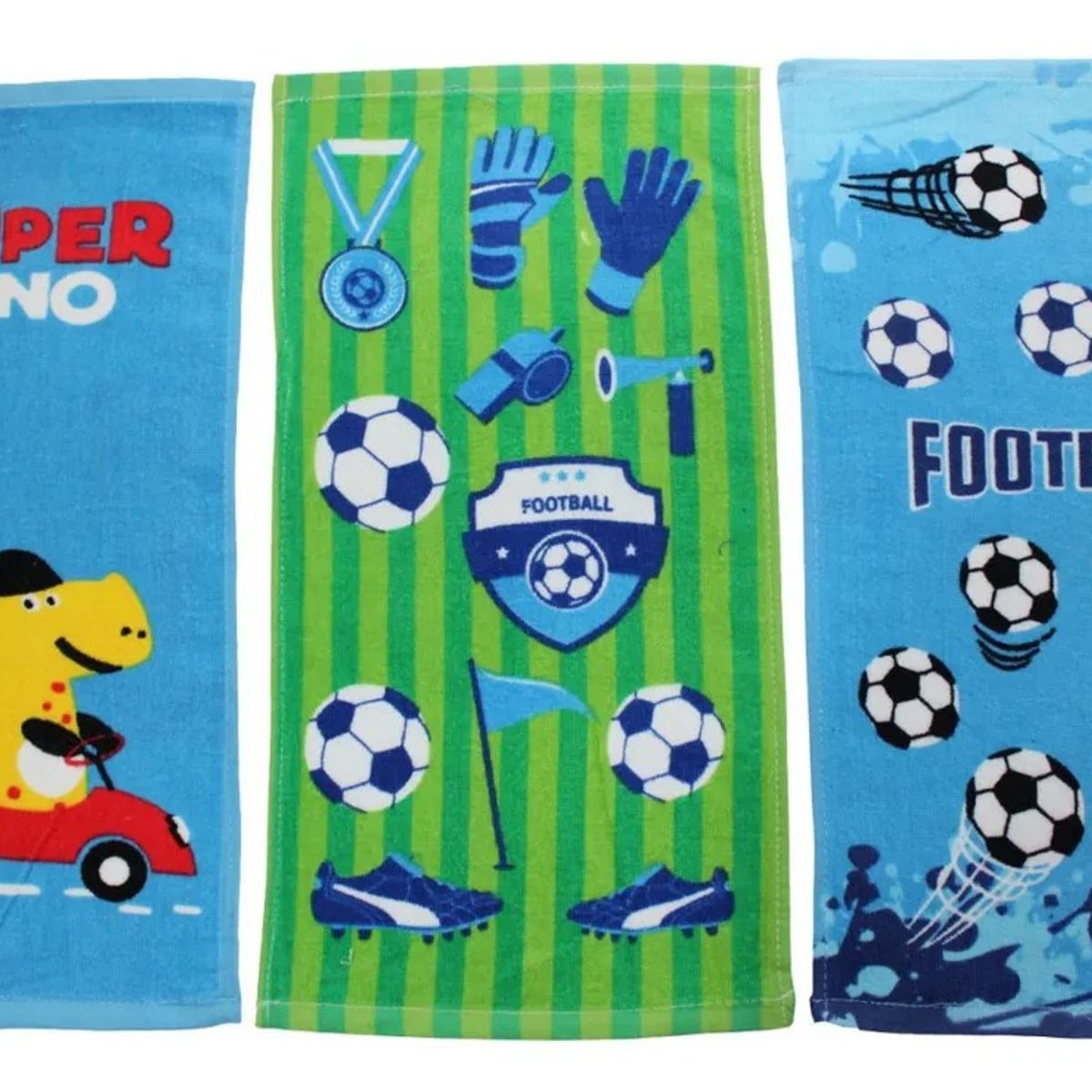 GARSIL - Pack 6 Toallas De Manos Niños - 100% Algodon - Jardin Escolar