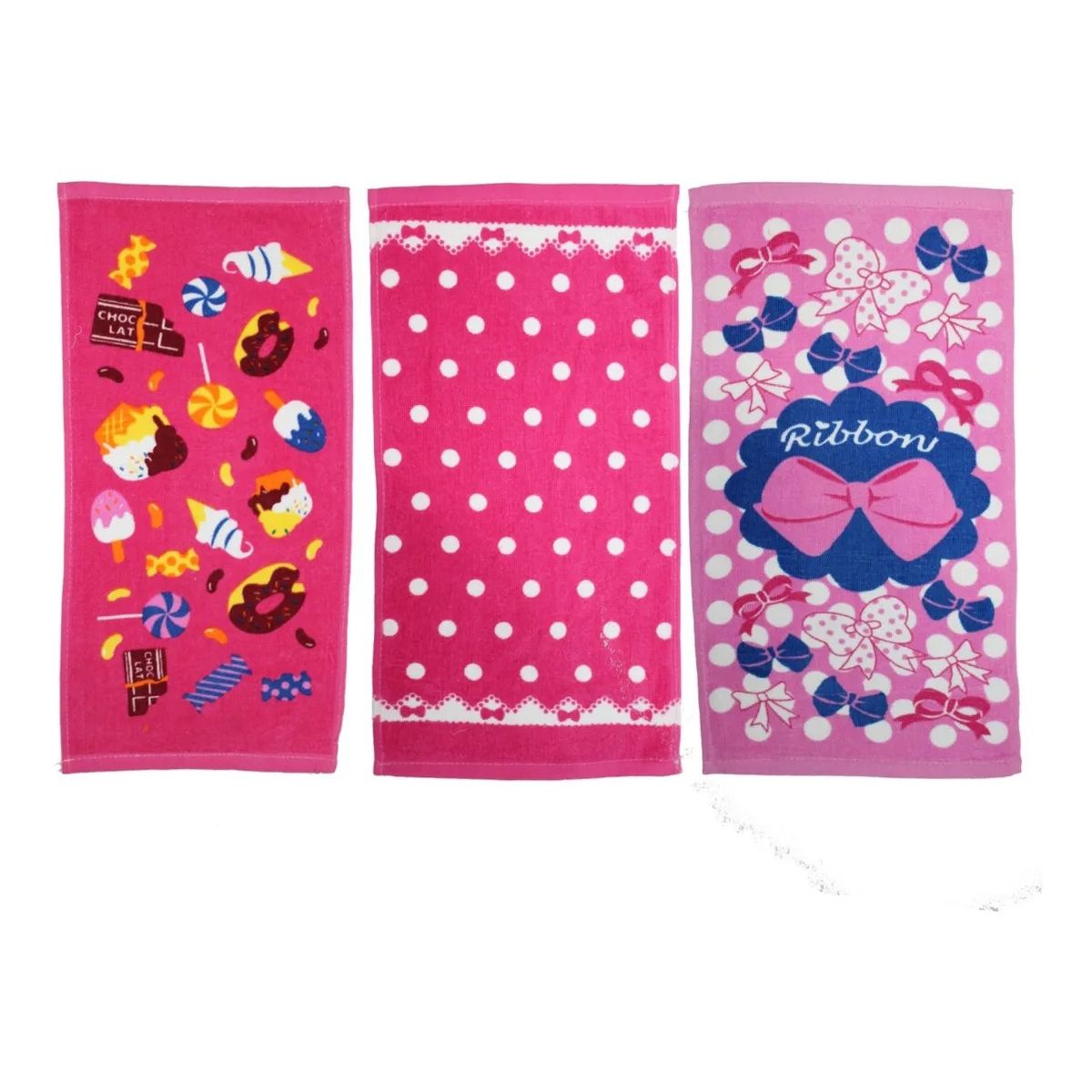 GARSIL - Pack 6 Toallas De Manos Niñas - 100% Algodon - Jardin Escolar