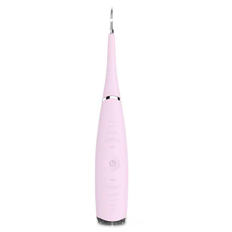 GENERICO - Limpiador dental sónico clásico antisarro rosa (bolsillo burbuja)