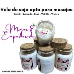 GENERICO - Velas aromáticas de soja mujer empoderada