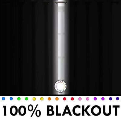 Imagen 2 del producto SET DE CORTINAS BLACKOUT 2 PAÑOS DE 140 X 220 CM BLANCO