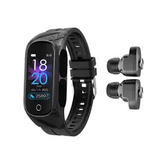 STARTECHOFFICE - Smartwatch Deportivo Multifuncional Audífonos Inalámbricos Integrados
