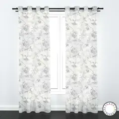 ELIZABETH PEPER - SET DE CORTINAS VISILLO 2 PAÑOS DE 140 X 220 CM GRIS