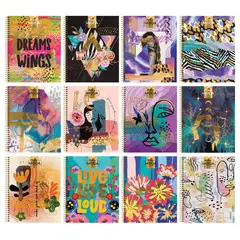 TORRE - Pack 10 Cuadernos Universitarios Moda 100 hojas